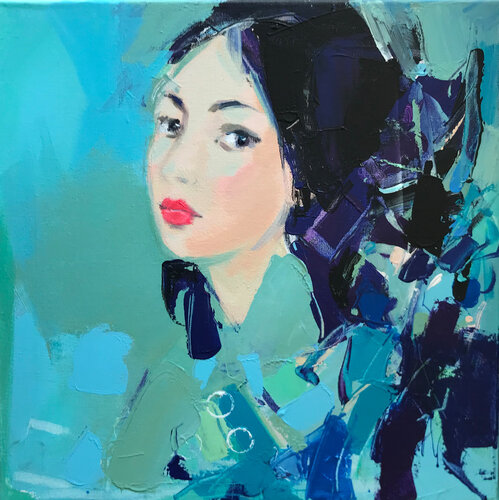 Woman (3) de Liliya Nikolova, Pintura a la venta en Singulart