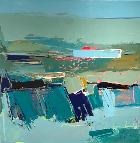 Horizon by Liliya Nikolova, 회화 for Sale on Singulart