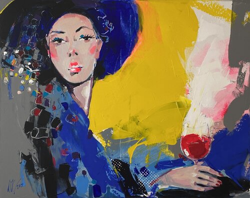 Woman (1) by Liliya Nikolova, Painting for Sale on Singulart