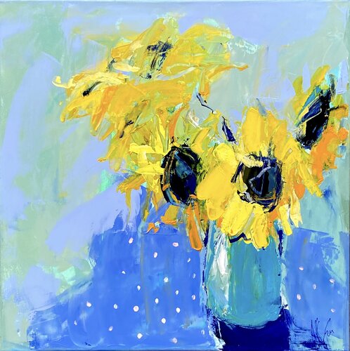 Sonnenblumen by Liliya Nikolova, Painting for Sale on Singulart