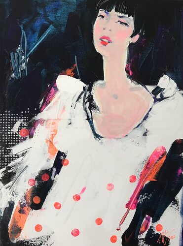 Woman (1) di Liliya Nikolova, Pittura in vendita su Singulart