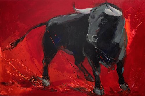 Stier di Liliya Nikolova, Pittura in vendita su Singulart
