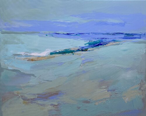 Winterfluss II by Liliya Nikolova, Painting for Sale on Singulart