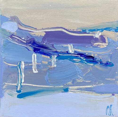 Spuren im Wasser by Liliya Nikolova, Painting for Sale on Singulart