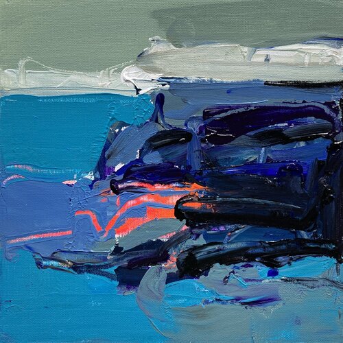 Küstenlandschaft by Liliya Nikolova, Painting for Sale on Singulart
