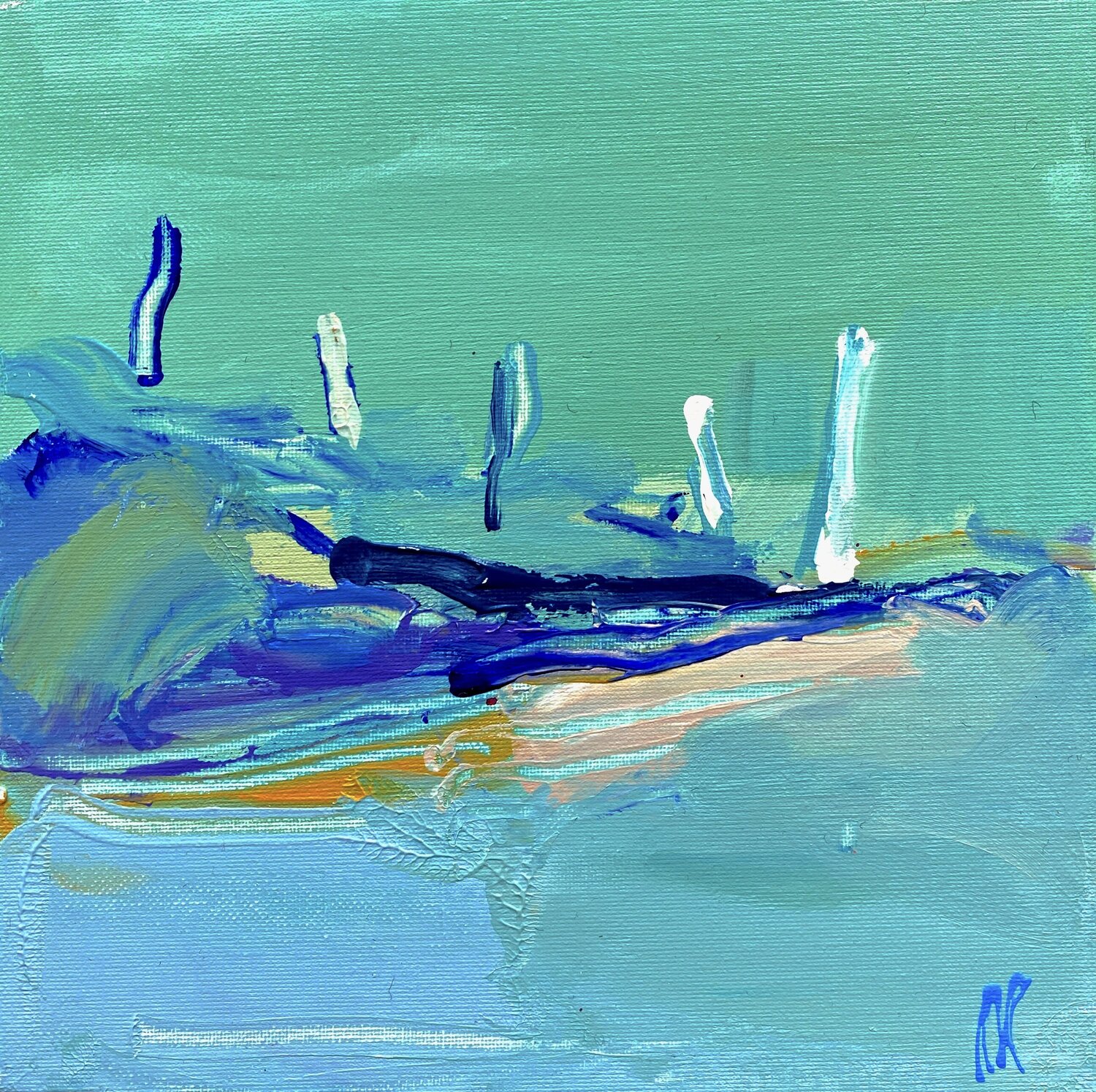 Zwischen den Gezeiten Liliya Nikolova Original painting for sale