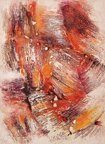 Trasparenze van CLAUDIA AMADESI, Schilderij te koop op Singulart