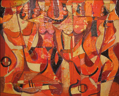 Jazz soul van CLAUDIA AMADESI, Schilderij te koop op Singulart