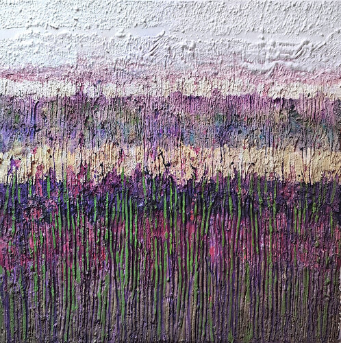 Campi di lavanda by CLAUDIA AMADESI, Painting for Sale on Singulart