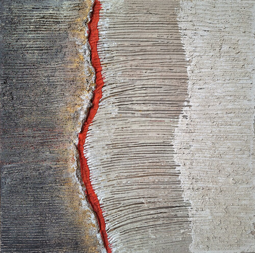 Volcano van CLAUDIA AMADESI, Schilderij te koop op Singulart