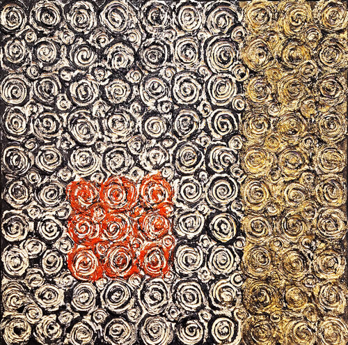 Rose - Linea incanto - Composizione par CLAUDIA AMADESI, Peinture en vente sur Singulart