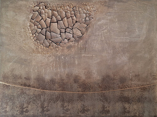 Sole di pietra par CLAUDIA AMADESI, Peinture en vente sur Singulart