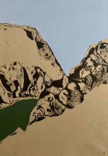 Montagne Rocheuse 18 by Clara Ramirez Katz, Painting for Sale on Singulart