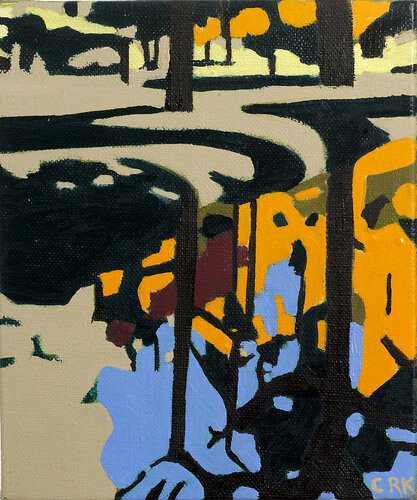 L'été 8 van Clara Ramirez Katz, Schilderij te koop op Singulart