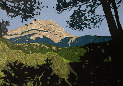 Montagne Sainte-Victoire 10 by Clara Ramirez Katz, Painting for Sale on Singulart