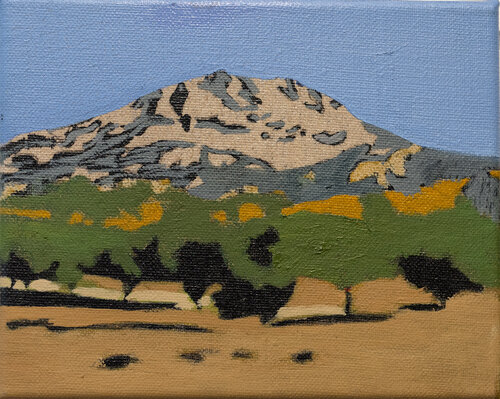 Montagne Sainte-Victoire 12 by Clara Ramirez Katz, Painting for Sale on Singulart