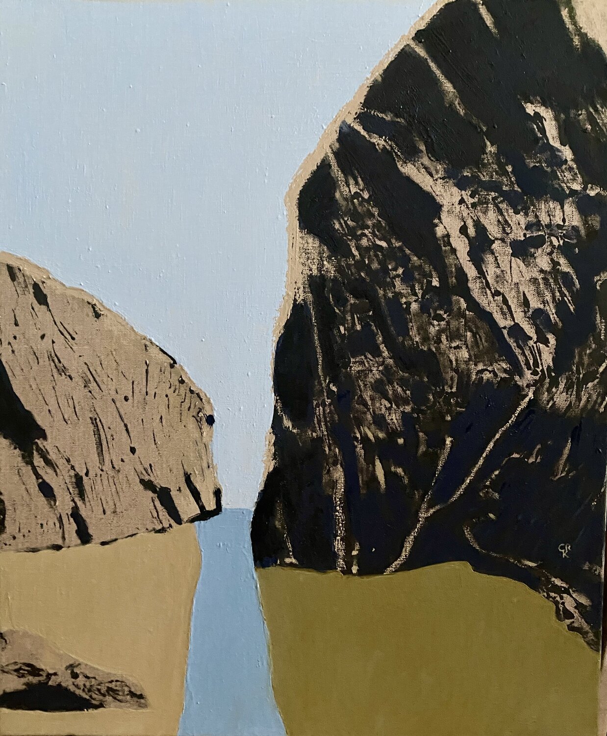 Montagne Rocheuse 13 Clara Ramirez Katz Original painting for sale