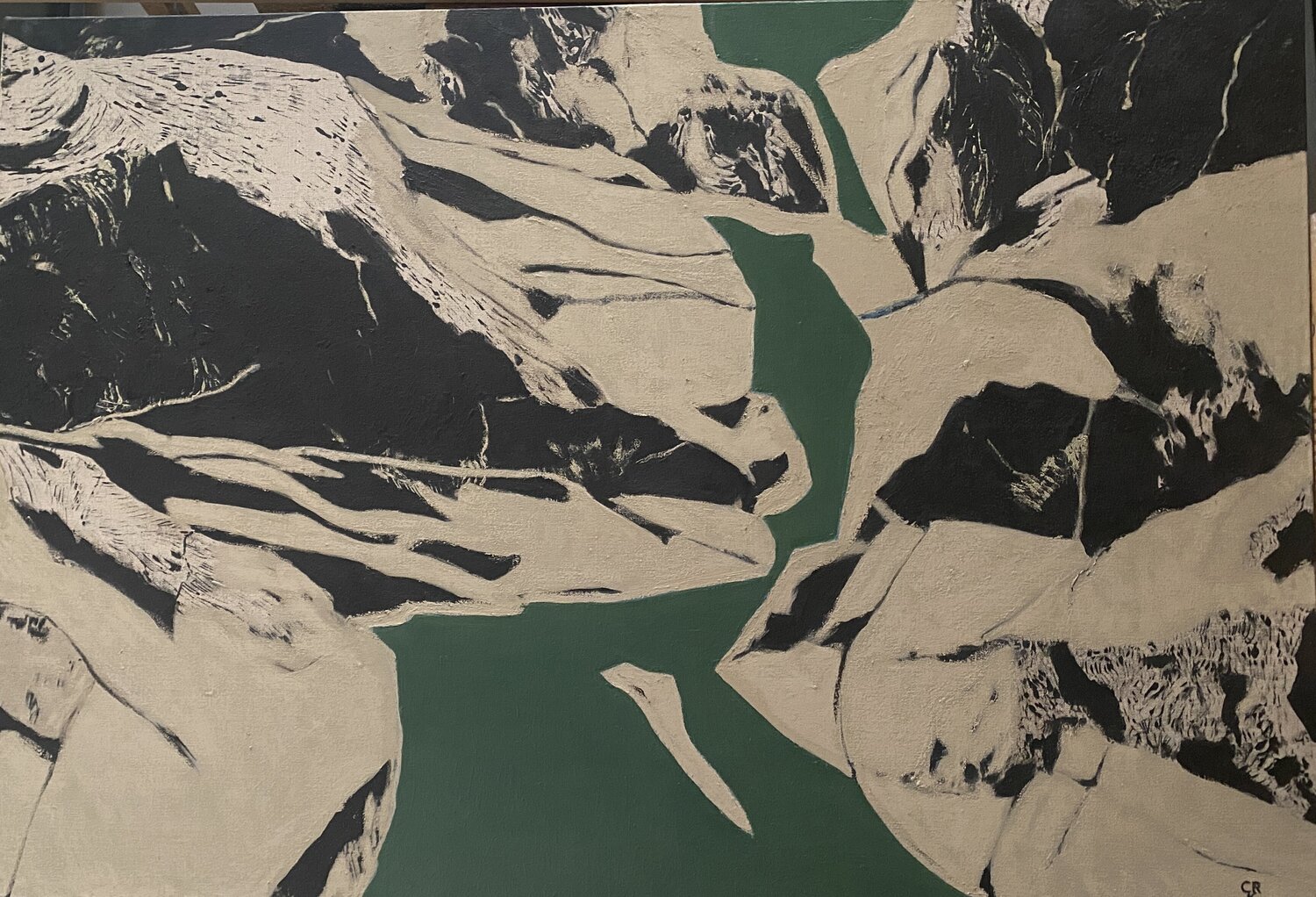 Montagne Rocheuse 22 Clara Ramirez Katz Original painting for sale