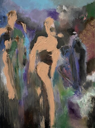 Hampton Beach II von Mary Taghavi, Malerei kaufen auf Singulart