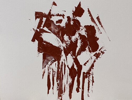 Rooted in Red von Mary Taghavi, Malerei kaufen auf Singulart