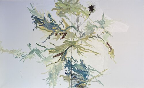 WOODS 4  (diptyque) van Suzanne Marcelle, Schilderij te koop op Singulart