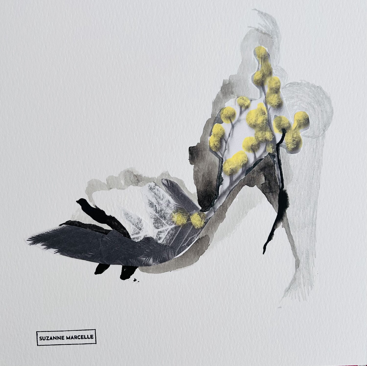 Mimosa 2 Suzanne Marcelle Tekening te koop