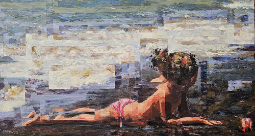 Whispers of the waves van Rui Carruco, Schilderij te koop op Singulart