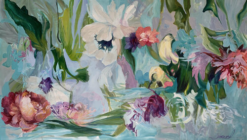 Thinking of you , dear mother. van Julia Hacker, Schilderij te koop op Singulart