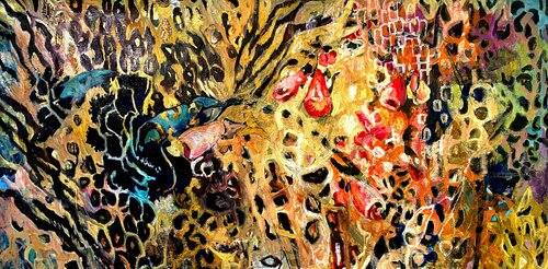 On the wild side.4 van Julia Hacker, Schilderij te koop op Singulart