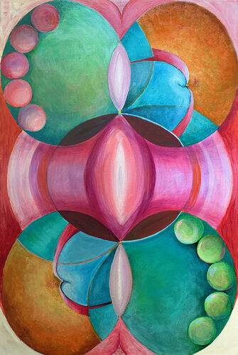 Chakras vibration.4 di Julia Hacker, Pittura in vendita su Singulart