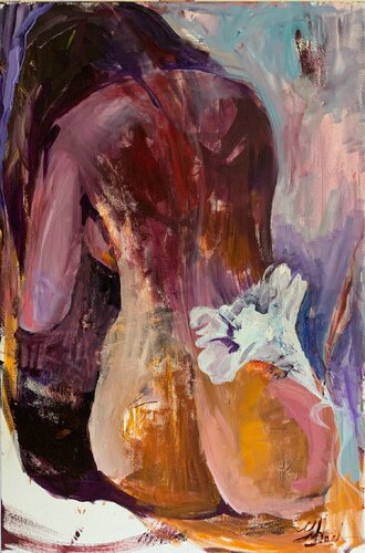 Nude passion di Julia Hacker, Pittura in vendita su Singulart