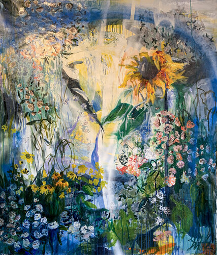 Memory of Ukraine van Julia Hacker, Schilderij te koop op Singulart