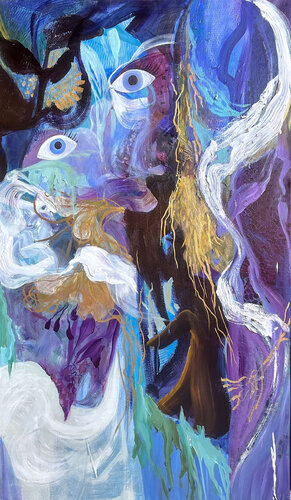 Sensitive ,not soft. van Julia Hacker, Schilderij te koop op Singulart