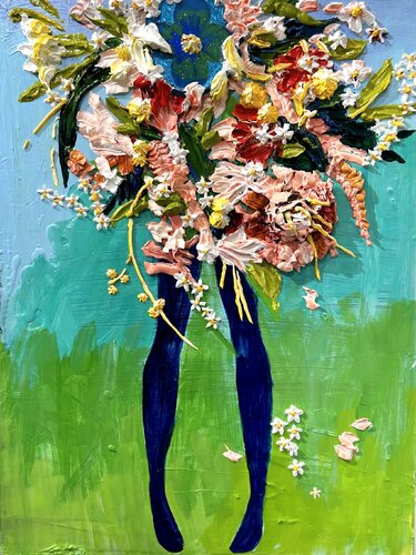 Fashion girl van Julia Hacker, Schilderij te koop op Singulart