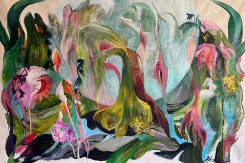 Gentle song by Julia Hacker, 회화 for Sale on Singulart