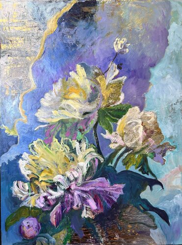 Floral stillife van Julia Hacker, Schilderij te koop op Singulart