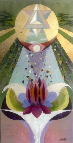 The Sacred Eye de Julia Hacker, Pintura a la venta en Singulart