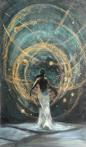 Celestial Awakening von Julia Hacker, Malerei kaufen auf Singulart