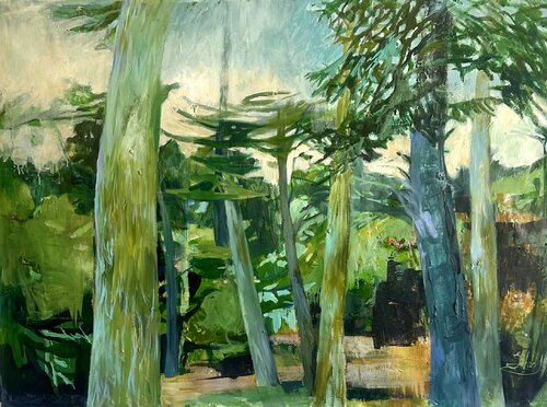 Green magic van Julia Hacker, Schilderij te koop op Singulart
