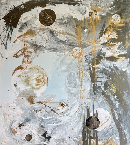 Celestial Drift di Julia Hacker, Pittura in vendita su Singulart