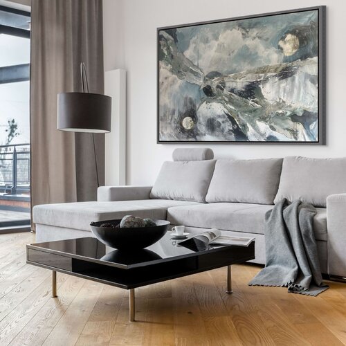 Universe. Celestial Drift van Julia Hacker, Schilderij te koop op Singulart