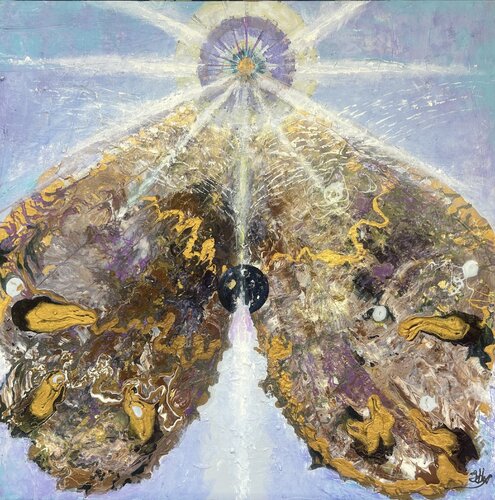Cosmic Emergence by Julia Hacker, 油畫 for Sale on Singulart
