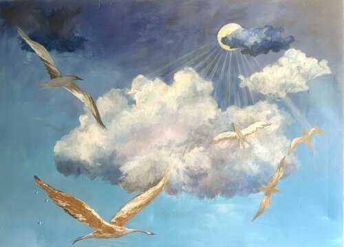 Time to surrender par Julia Hacker, Peinture en vente sur Singulart