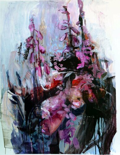 Flower improvisation.1 von Julia Hacker, Werk auf Papier kaufen auf Singulart