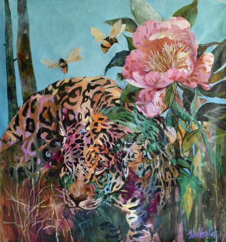 On the wild side van Julia Hacker, Schilderij te koop op Singulart