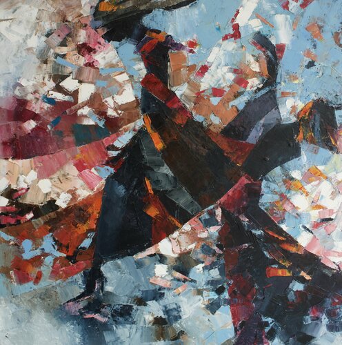 Strong wind by Julia Hacker by Julia Hacker, Painting for Sale on Singulart