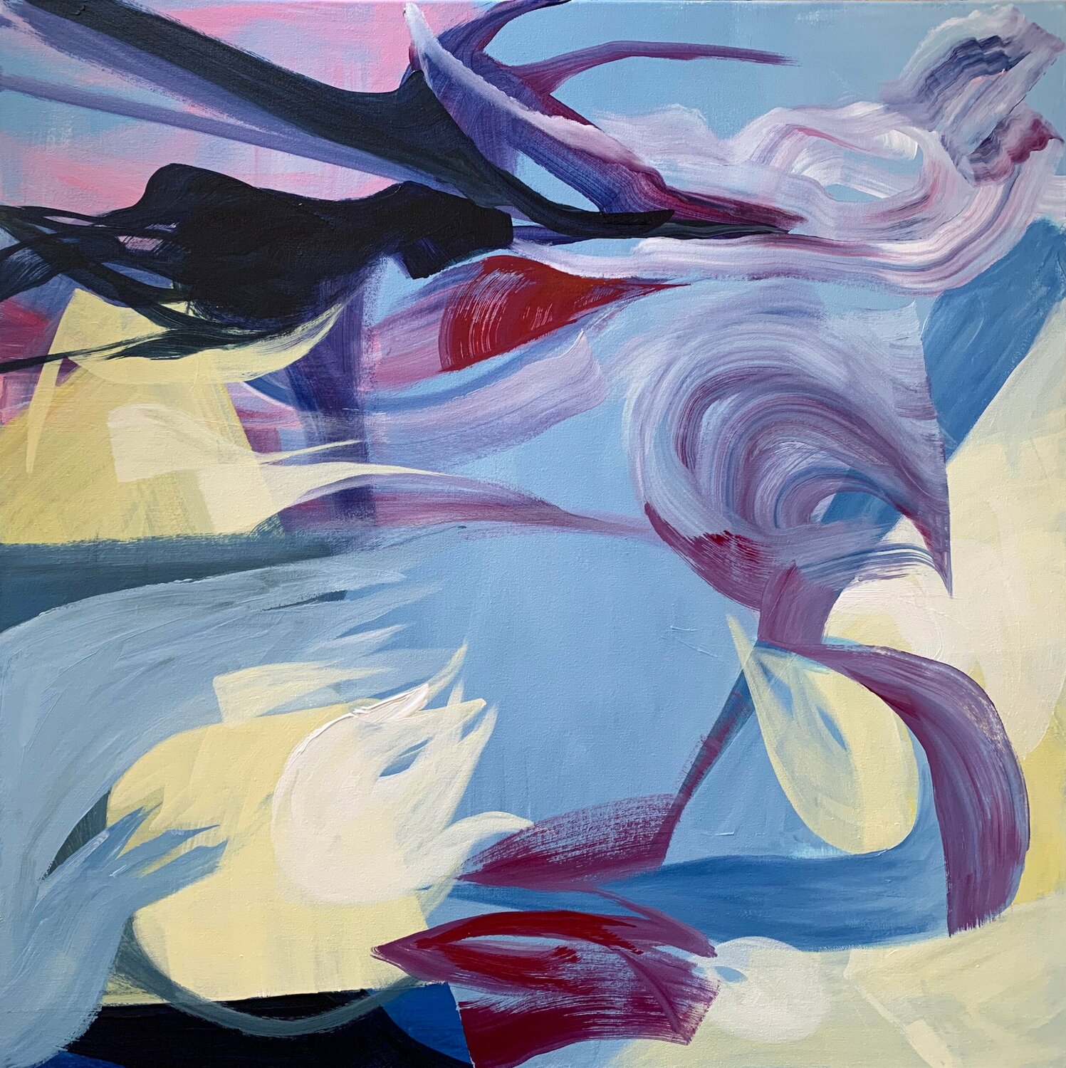 Blue abstract Julia Hacker