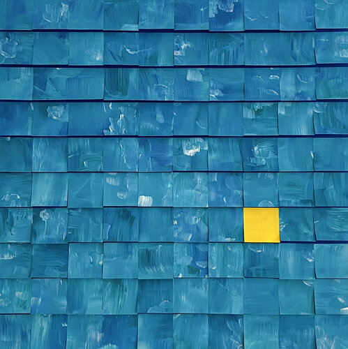 Yellow buoy di Marco Acri, Pittura in vendita su Singulart