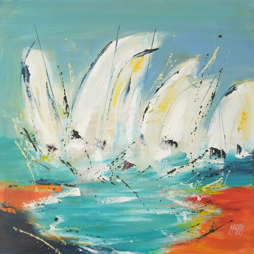 Vent fort van Christine Barres, Schilderij te koop op Singulart