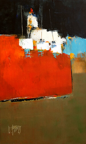 Le Phare van Christine Barres, Schilderij te koop op Singulart